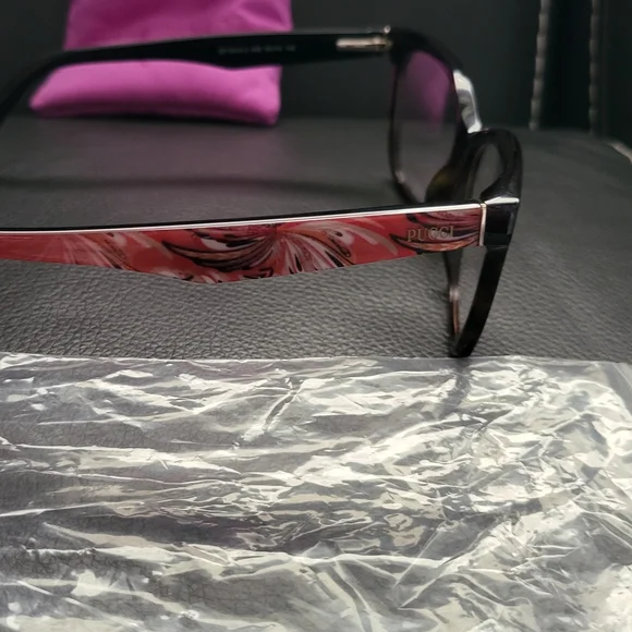 Emilio Pucci Brown Tortoise Glasses - Picture 7 of 7